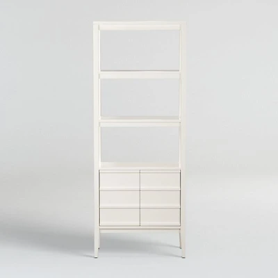 Spotlight White Bookcase