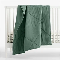 Supercozy Oh Christmas Tree Stripe Organic Flannel Baby Crib Fitted Sheet