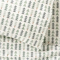Supercozy Oh Christmas Tree Organic Flannel Kids Twin Sheet Set