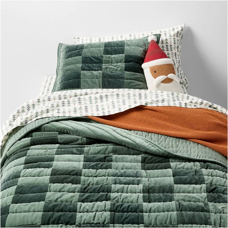 Supercozy Oh Christmas Tree Organic Flannel Kids Twin Sheet Set