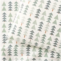 Supercozy Oh Christmas Tree Striped Organic Flannel Toddler Sheet Set