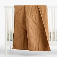 Supercozy Restful Reindeer Christmas Organic Flannel Baby Crib Fitted Sheet
