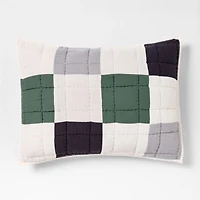 Supersoft Cool Toned Upcycled Organic Cotton Gauze Kids Pillow Sham