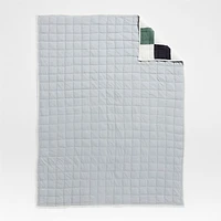 Supersoft Cool Toned Upcycled Organic Cotton Gauze Kids Full/Queen Quilt