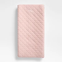 Supersoft Lilac Rose Violet Organic Cotton Gauze Baby Changing Pad Cover