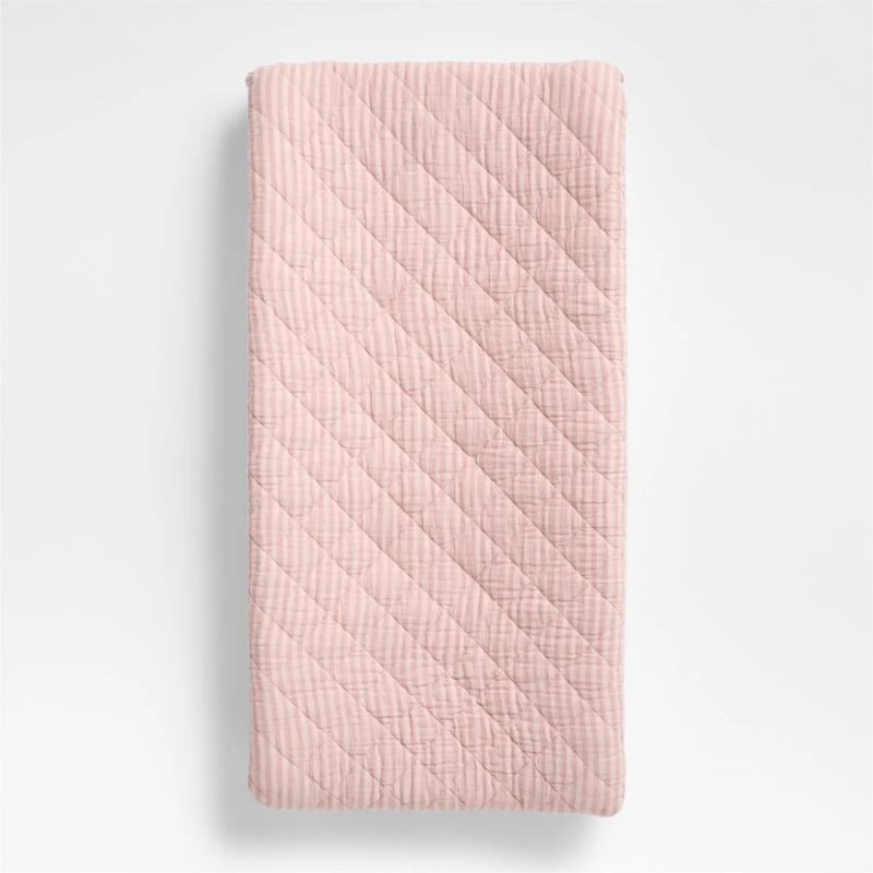 Supersoft Lilac Rose Violet Organic Cotton Gauze Baby Changing Pad Cover