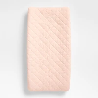 Supersoft Pale Pink Organic Cotton Gauze Baby Changing Pad Cover