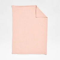 Supersoft Pale Pink Organic Cotton Gauze Toddler Duvet Cover
