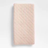 Supersoft Striped Brulee Brown Organic Cotton Gauze Baby Changing Pad Cover