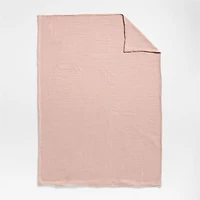 Supersoft Striped Lilac Rose Organic Cotton Gauze Kids Full/Queen Duvet Cover
