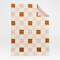 Supersoft Warm Toned Upcycled Organic Cotton Gauze Kids Full/Queen Quilt