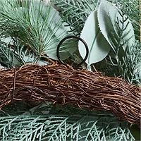 Faux Spruce and Eucalyptus Holiday Wreath 28"