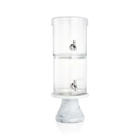 Stacking 2-Gallon Glass Cold Drink Dispenser with French Kitchen Stand