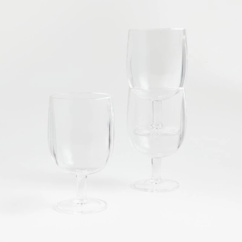Stacking 8-oz. Acrylic Wine Glass