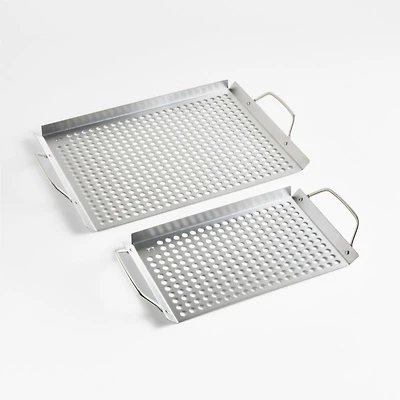 Fox Run Stainless Steel Grill Grids, Set of 2