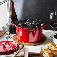 Staub ® 5-Qt. Cherry Tall Round Cocotte