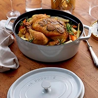 Staub ® 7-Qt. White Truffle Oval Cocotte