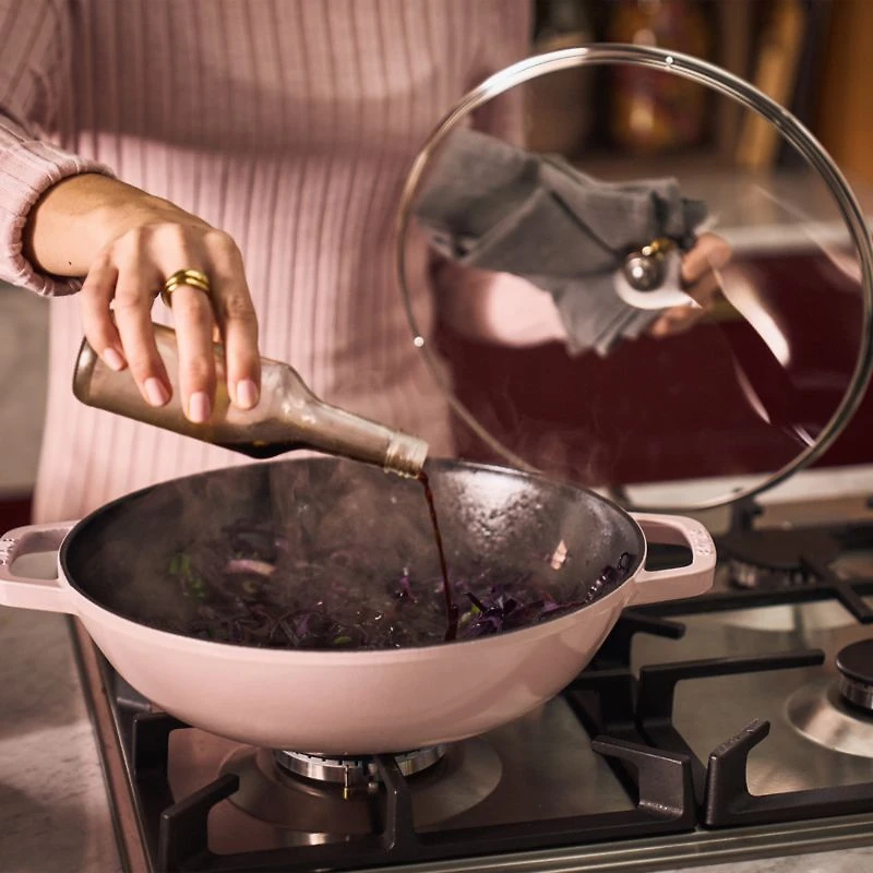 Staub ® Peony Pink Cast Iron 4.5-Qt. Perfect Pan