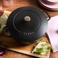 Staub ® Matte Black Cast Iron 5-Qt. Essential French Oven