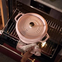 Staub ® Peony Pink Cast Iron 5.5-Qt. Round Cocotte