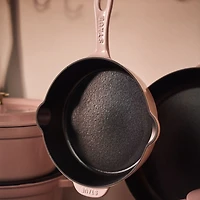 Staub ® Peony Pink Cast Iron 8.5" Traditional Deep Skillet