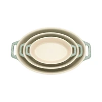 Staub ® Eucalyptus Oval Bakers, Set of 3