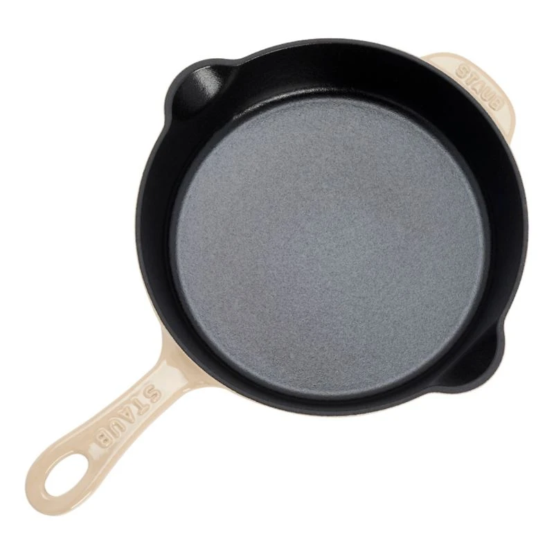 Staub ® 8.5" Sesame Enameled Cast Iron Traditional Deep Skillet