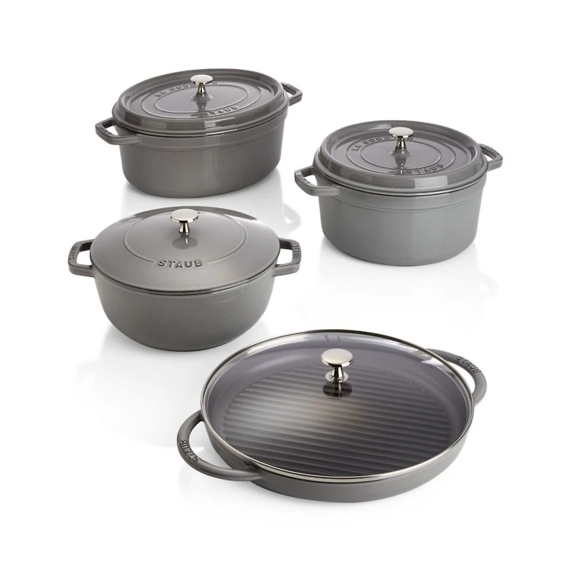 Staub 5.5-Qt Graphite Grey Cocotte