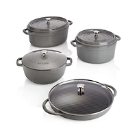 Staub 5.5-Qt Graphite Grey Cocotte