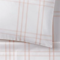 Stax Elegant Pink Yarn-Dyed Organic Cotton Toddler Sheet Set