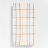 Stax Savannah Yellow Yarn-Dyed Organic Cotton Baby Crib Fitted Sheet