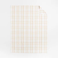 Stax Savannah Yellow Yarn-Dyed Organic Cotton Kids Twin Duvet Cover