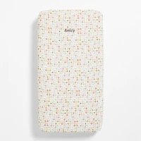 Stay Cool Flora Organic Cotton Baby Crib Fitted Sheet