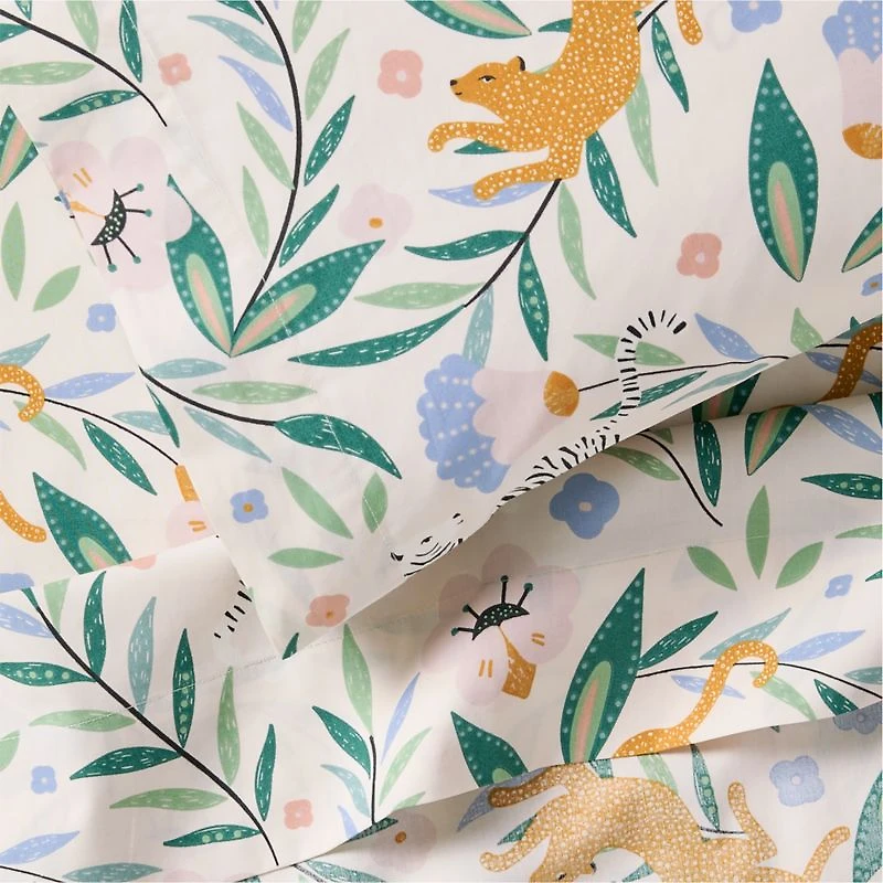 Stay Cool Midnight Marrakech Organic Cotton Toddler Sheet Set