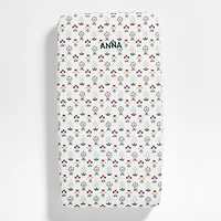Stay Cool Nordic Bloom Organic Cotton Baby Crib Fitted Sheet