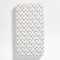 Stay Cool Nordic Bloom Organic Cotton Baby Crib Fitted Sheet