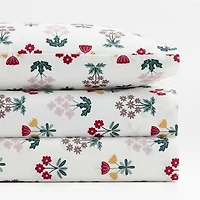 Stay Cool Nordic Bloom Organic Cotton Toddler Sheet Set