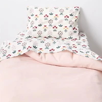 Stay Cool Nordic Bloom Organic Cotton Toddler Sheet Set