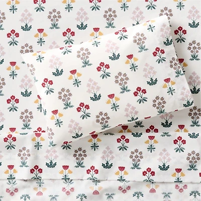 Stay Cool Nordic Bloom Organic Cotton Toddler Sheet Set