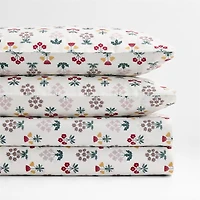 Stay Cool Nordic Bloom Organic Cotton Kids Queen Sheet Set