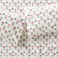 Stay Cool Nordic Bloom Organic Cotton Kids Queen Sheet Set