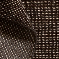 Stockholm Wool/Jute Blend Handwoven Black and Natural Rug Swatch 12"x18"