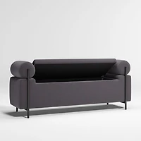 Steen Blue Storage Bench