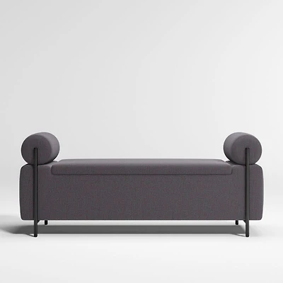 Steen Blue Storage Bench
