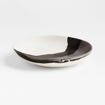 Stella Black and White Low Bowl
