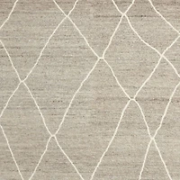 Stowe Wool Handwoven Grey Moroccan-Style Area Rug 8'x10'
