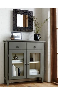 Stretto Grey Entryway Cabinet