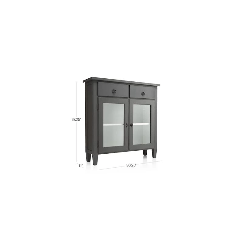 Stretto Grey Entryway Cabinet