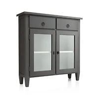 Stretto Grey Entryway Cabinet