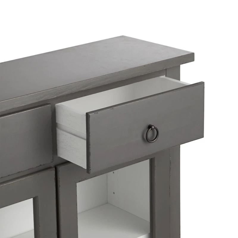 Stretto Grey Entryway Cabinet